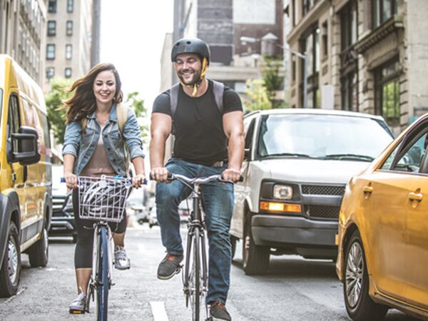 El clima más cálido significa más ciclistas.